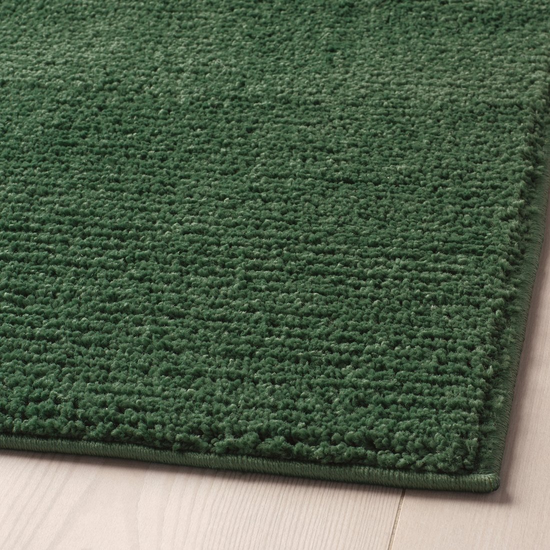 SPORUP Alfombra, pelo corto, verde oscuro, 170x240 cm - IKEA