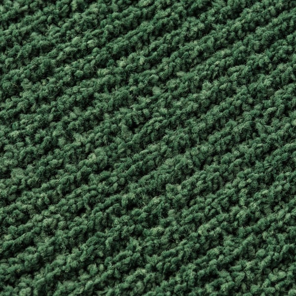 SPORUP Alfombra, pelo corto, verde oscuro, 133x195 cm - IKEA