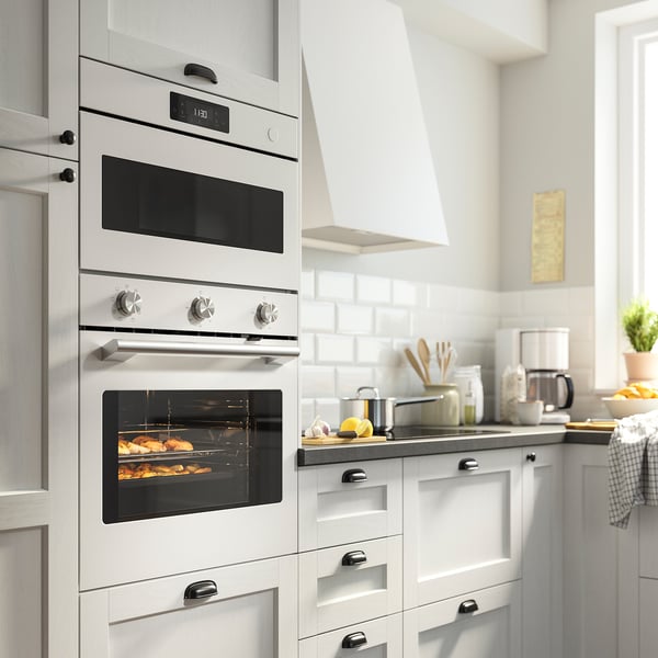 STENABY Horno con ventilador, función de parrilla blanco/IKEA 300