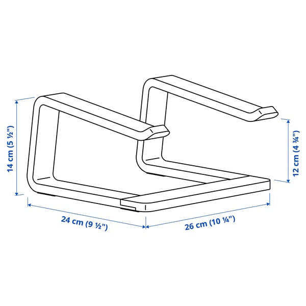 Este soporte de ordenador de lo nuevo de IKEA también es una mesa auxiliar  plegable PRECIOSA