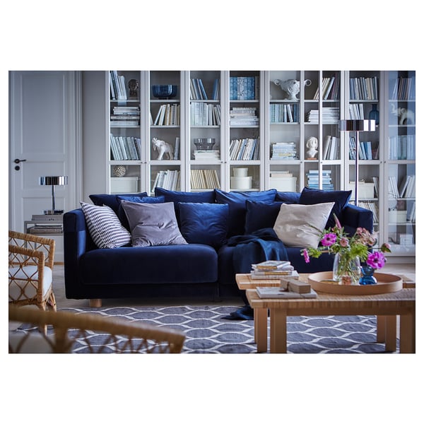 Get Wallpaper Stockholm 2017 Sofa 3 Plazas Sandbacka Azul Oscuro Ikea Desktop Wallpaper Free