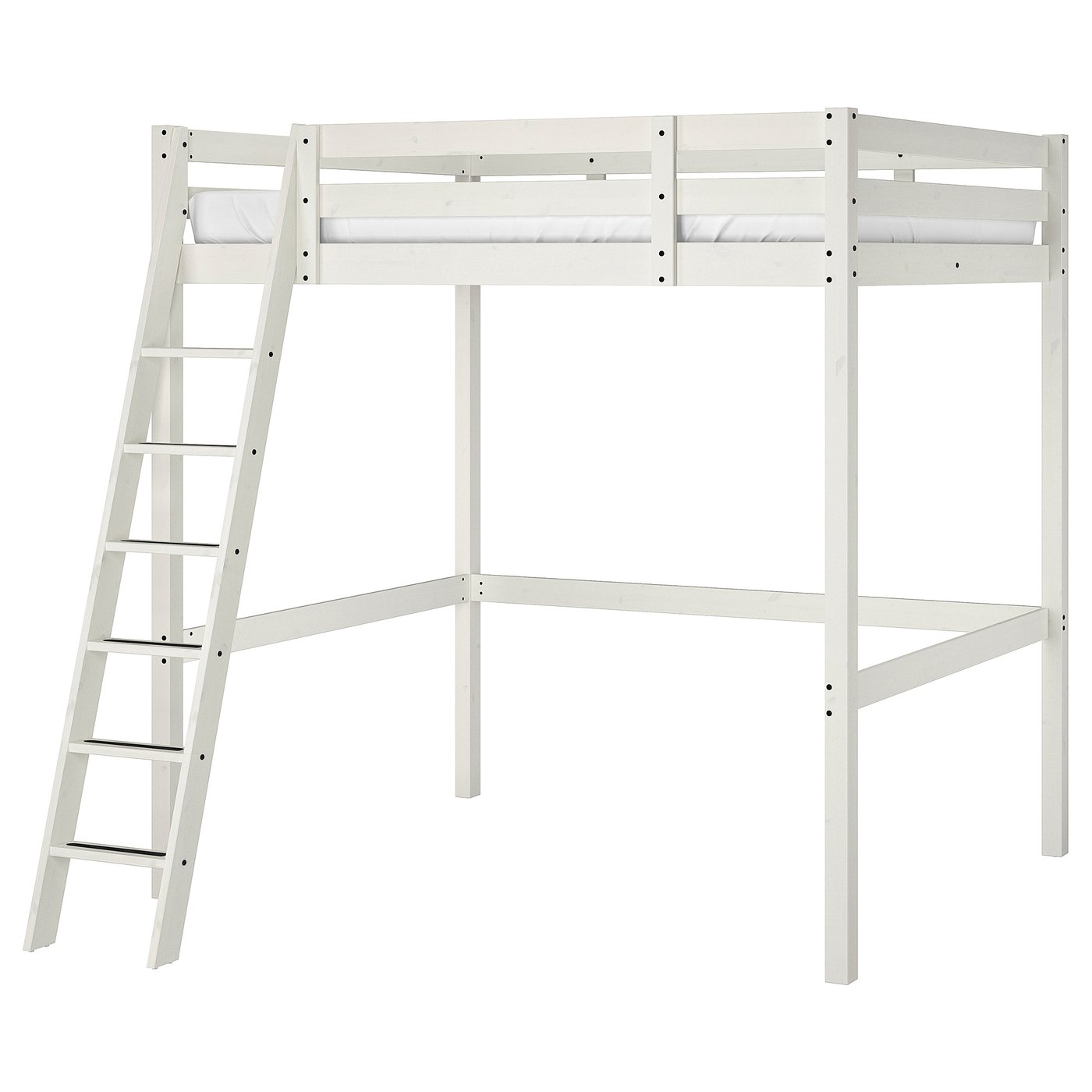 STORÅ Estructura cama alta, tinte blanco, 140x200 cm IKEA