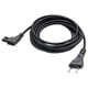Cable de alimentación negro SYMFONISK, 3. 5m, poliéster trenzado, se conecta a la toma de pared.