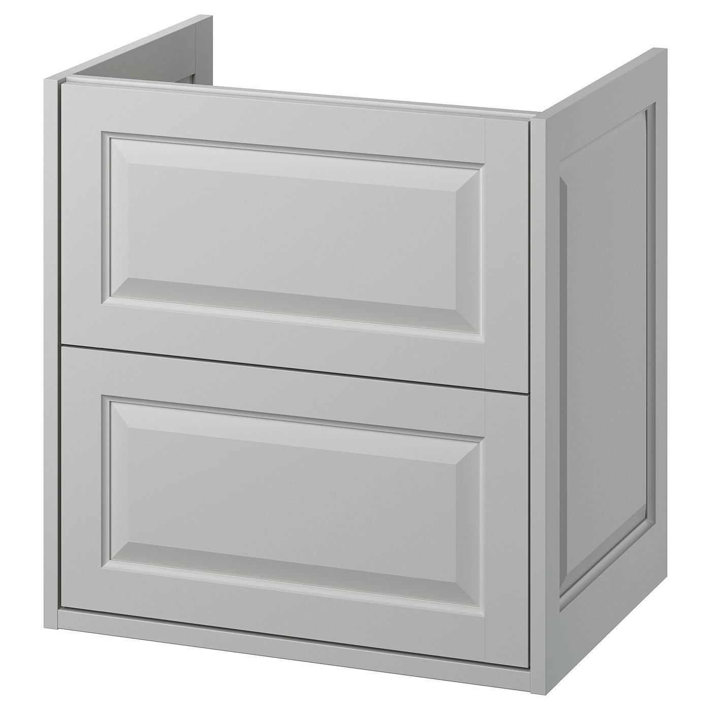 TÄNNFORSEN Armario lavabo con cajones - gris claro 60x48x63 cm