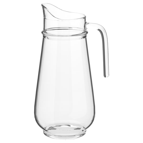 Jarra agua cristal nevera con tapa 1,4 L