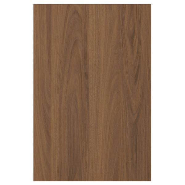 Panel de madera marrón nogal TISTORP, diseño liso y moderno.