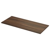 Rectángulo de encimera de madera marrón oscuro TOLKEN.