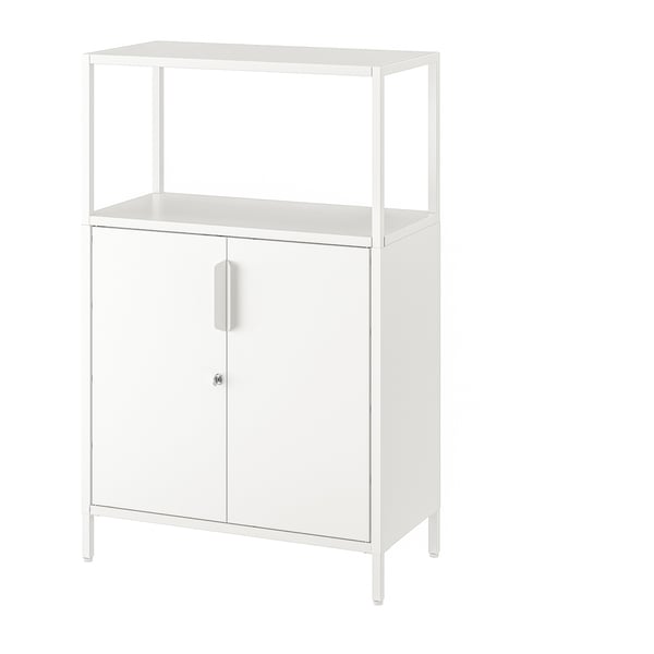 TROTTEN Armario puertas, blanco, 70x35x110 cm IKEA