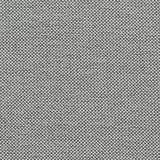 Primer plano de tejido gris estampado, suave y reflectante, probablemente de la tapicería de las camas TUFJORD.