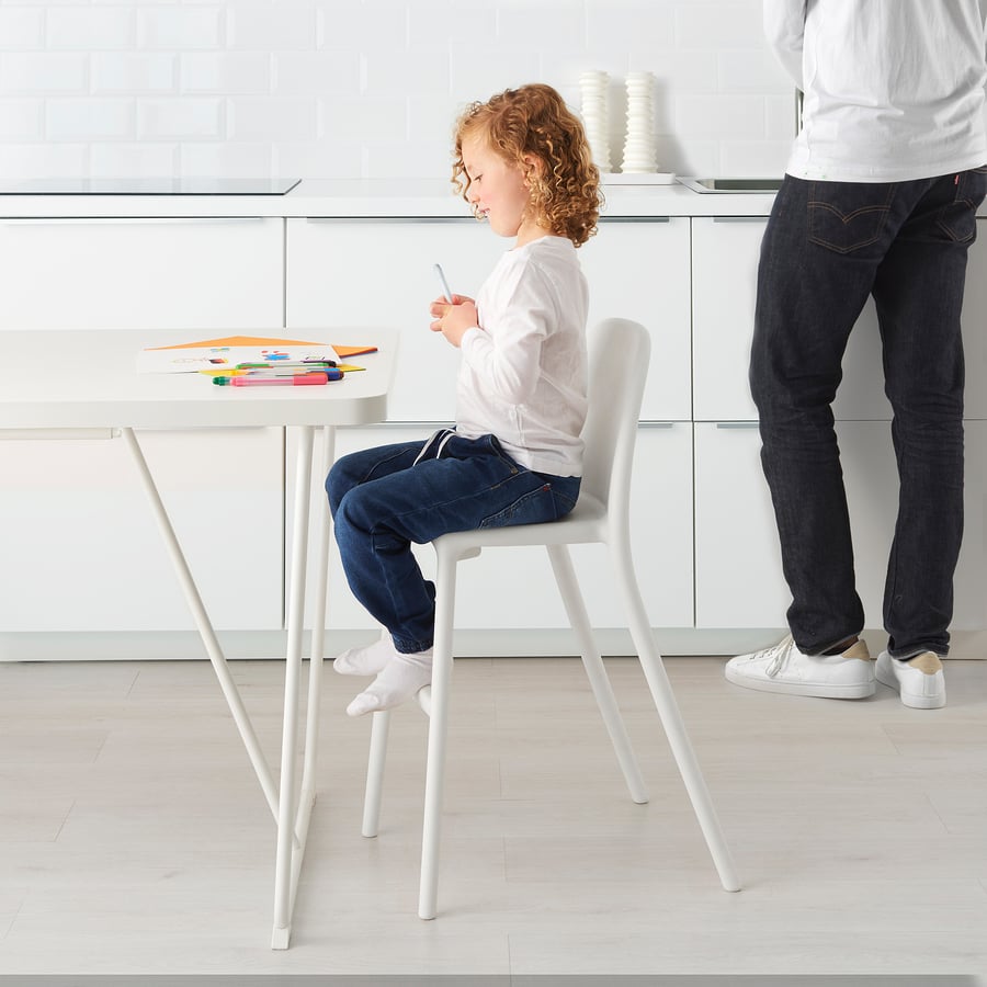 URBAN Silla alta para niños, blanco - IKEA