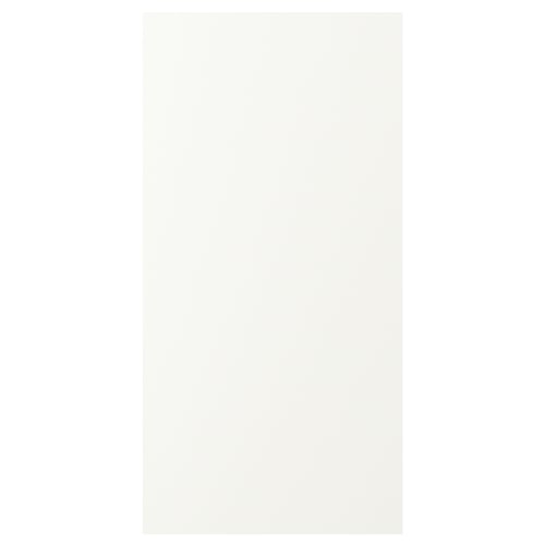 Mueble de cocina blanco VALLSTENA, superficie lisa, diseño sencillo, 25 años de garantía, tableros de partículas y plástico.
