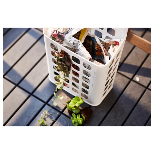 VARIERA cubo de basura, blanco, 10 l IKEA