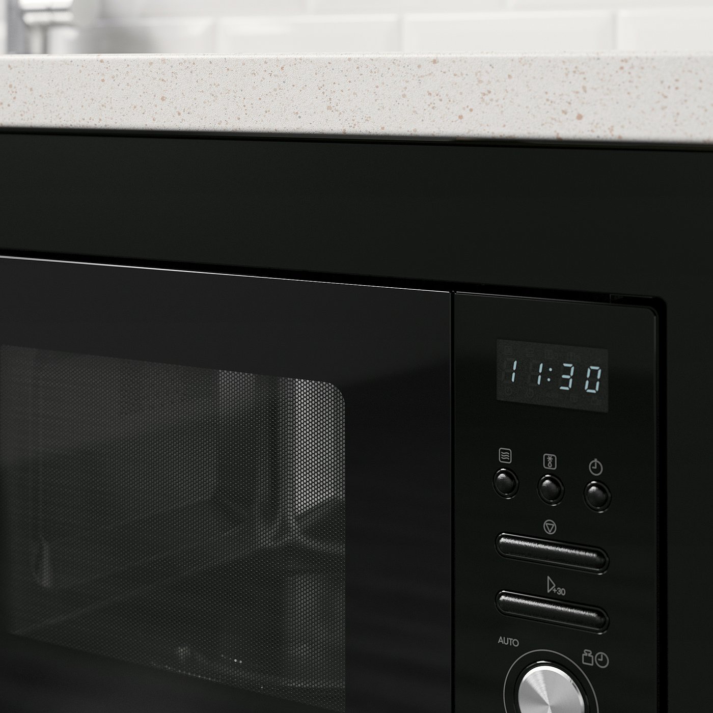 VÄRMD Horno microondas, negro - IKEA