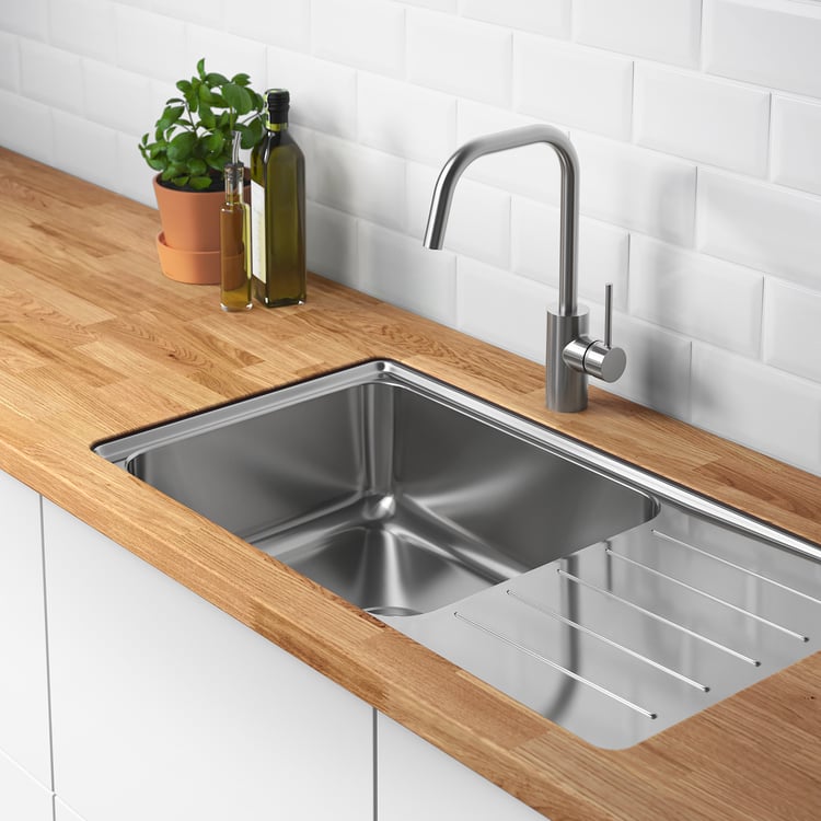 fregadero 1 seno y medio con escurridor