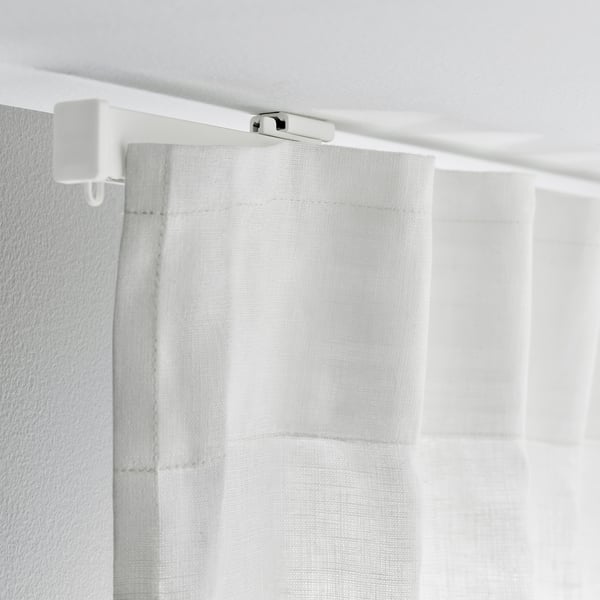 VIDGA Riel de cortina de 1 raíl, blanco, 140 cm - IKEA