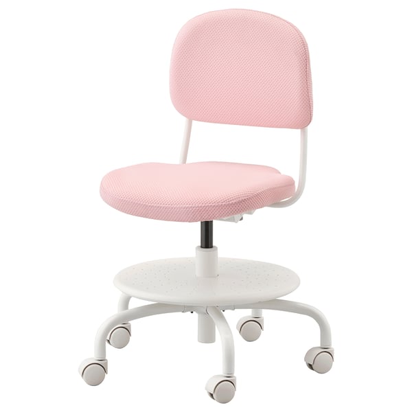 Silla Escritorio Juvenil BRUNA Silla Oficina ergonómica giratoria Altura  Regulable. Silla para escritorio infantil Rosa