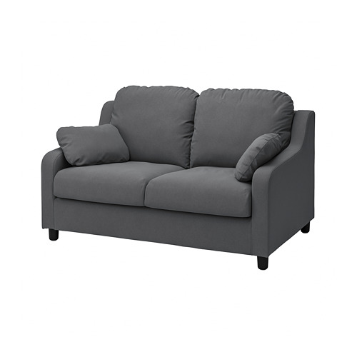 VINLIDEN - módulo de 2 plazas
estructura + reposabrazos +
funda para sofá de 2 plazas, Hakebo gris oscuro VENTA ONLINE