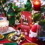 VINTERSAGA Bolsa de Papás Noel de chocolate, Rainforest Alliance Certified, 96 g