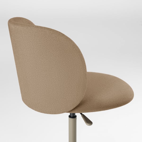 VITTSJÖ / KRYLBO Escritorio y silla, negro-marrón/beige oscuro