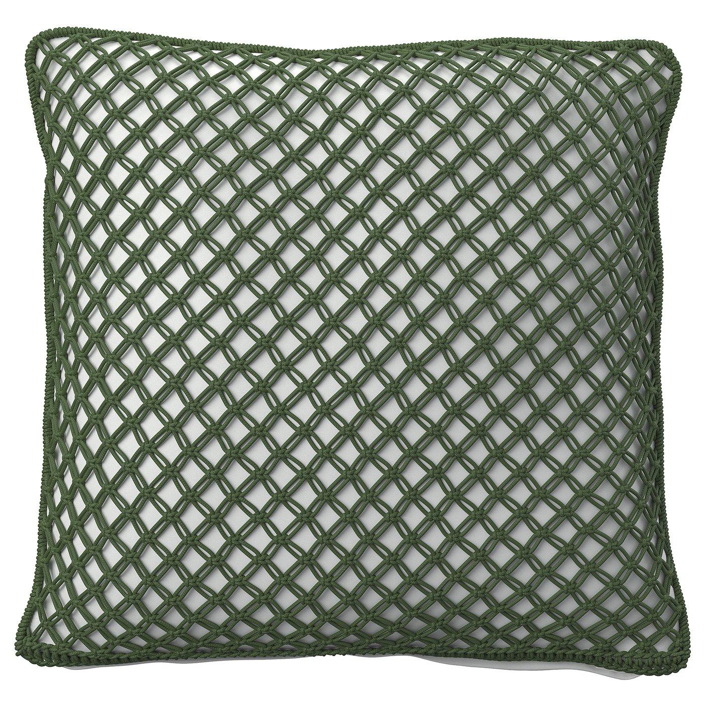 アウトドア寝具 old mountain Veroa Cushion Cover TOFTÖ cushion cover, dark grey-green outdoor/indoor, 50x50 cm