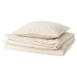 Edredoia eta beige Berglpalm marradun kutun-zorroak,% 100 kotoia.