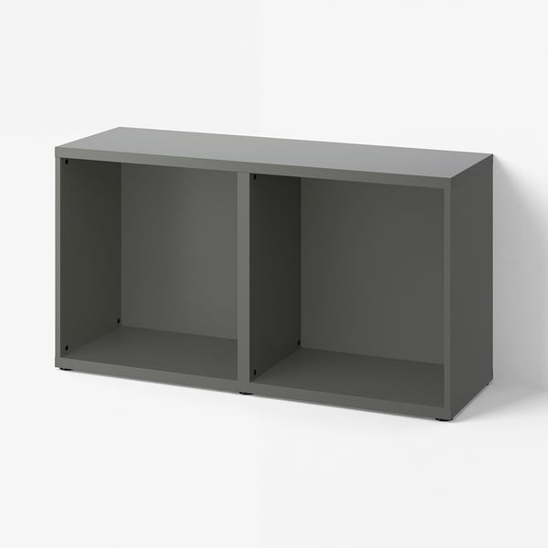 BESTÅ Egitura, gris iluna, 120x40x64 cm