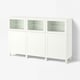 BESTÅ Egongelako altzariak, zuria/Pipmakare zuria, 180x42x112 cm
