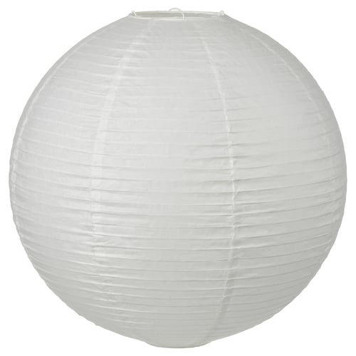 GullSUDARE paper esferikozko farola bat, eskuz egindako ehundura leun batekin.