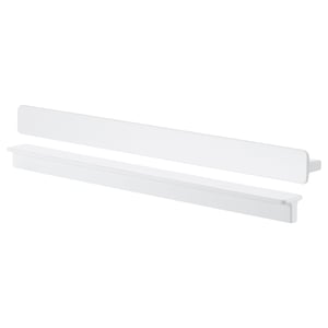 HACKÅS bi asa zuri dotore, diseinu modernoa duen aluminio leuna.