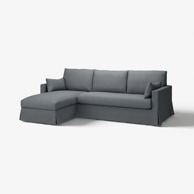 HYLTARP Est., 3 eser. sofa ch. lon., ezk., Gransel grisa