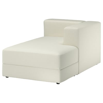 JÄTTEBO Chaise longue modulua, eskuina, beso-euskarriekin/Axvall hezurra