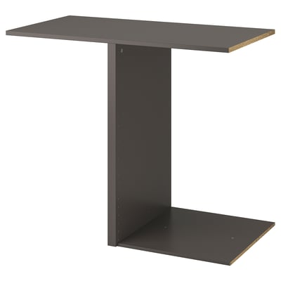 KOMPLEMENT armairu-banatzailea, beltza, angeluzuzena, T formakoa. Birziklatutako materialekin eta aluminiozko paperarekin egindakoa.