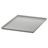 KUGGIS gris plastikozko estalki karratua, pila daitekeen seriearen zati bat.