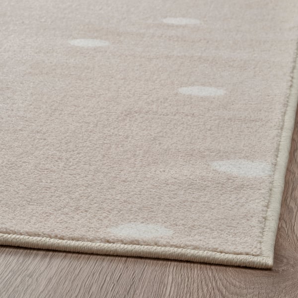 LEN Ile motzezko alfonbra, beixa/ilargi irudia, 133x160 cm