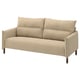 MANNARP 3 eserlekuko sofa, Saxemara beix grisaxka