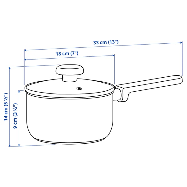 Produktuaren neurridun ilustrazioa: MIDDAGSMAT.
