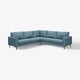 SALTSJÖBADEN Izkinako 4 eserlekuko sofa, Fridtuna urdin grisaxka iluna