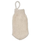 SKOGSSALLAT: beige naturala, eskukoa, top en bucle, testuratutako exfoliatzaile ohia.