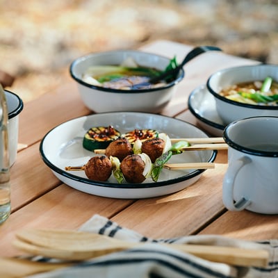 SOLUPPGÅNG Platera, altzairu esmaltatua, 20 cm