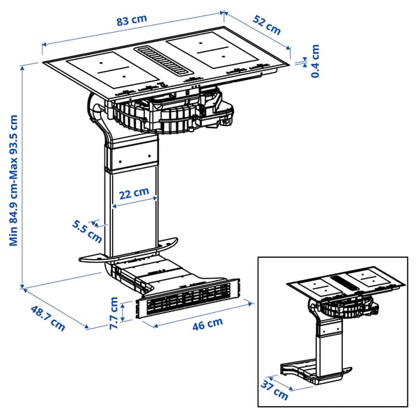 TÄCKNAN Ind plak/bar erauzg + birzirk kit
