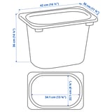 Produktuaren neurridun ilustrazioa: TROFAST.