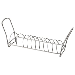 Zilar koloreko metalezko plateretarako apala, kirten kurboa, alanbrearen diseinua.
