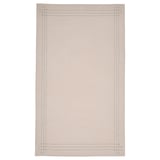 Mantel VåRARV beige, angeluzuzena. Kotoi eta jute, estanpatu sotil eta borlaz egina.