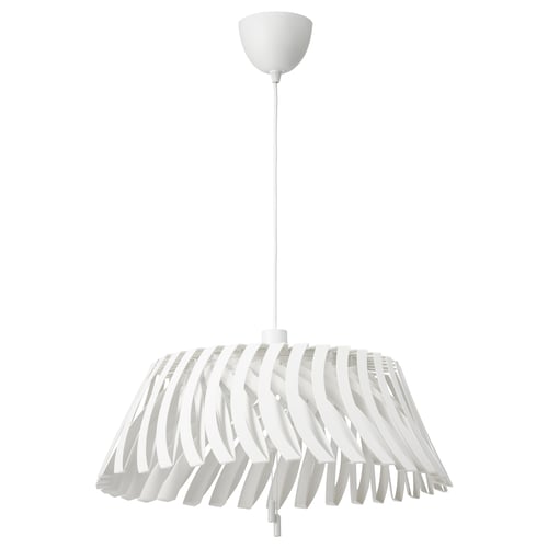 Lanpara eseki zuri modernoa, hosto formako pantaila doigarriekin, diseinu minimalistarekin,% 100 birzikla daitezkeen materialekin.