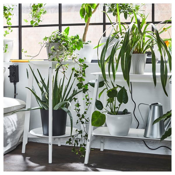 ALPVIDE Soporte p/plantas, branco, 71 cm
