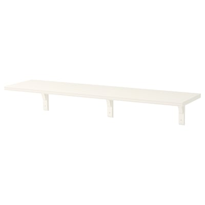 Estante de parede branco BERGSHULT, sinxelo, rectangular, deseño sinxelo.