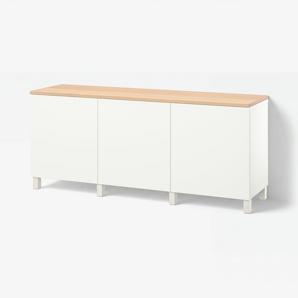 BESTÅ Moble salón, branco/Lappviken/Stubbarp branco, 180x42x76 cm