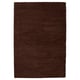 BREVBÄRARE alfombra marrón peluda, rectangular con pelo brando, feita de polipropileno.