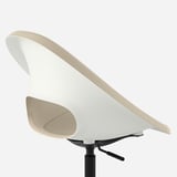 Cadeira elegante e moderna con asento liso e axustable e base robusta. Materiais de calidade para confort e durabilidade.