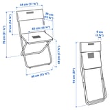 Ilustración con medidas para o produto: FEJAN.
